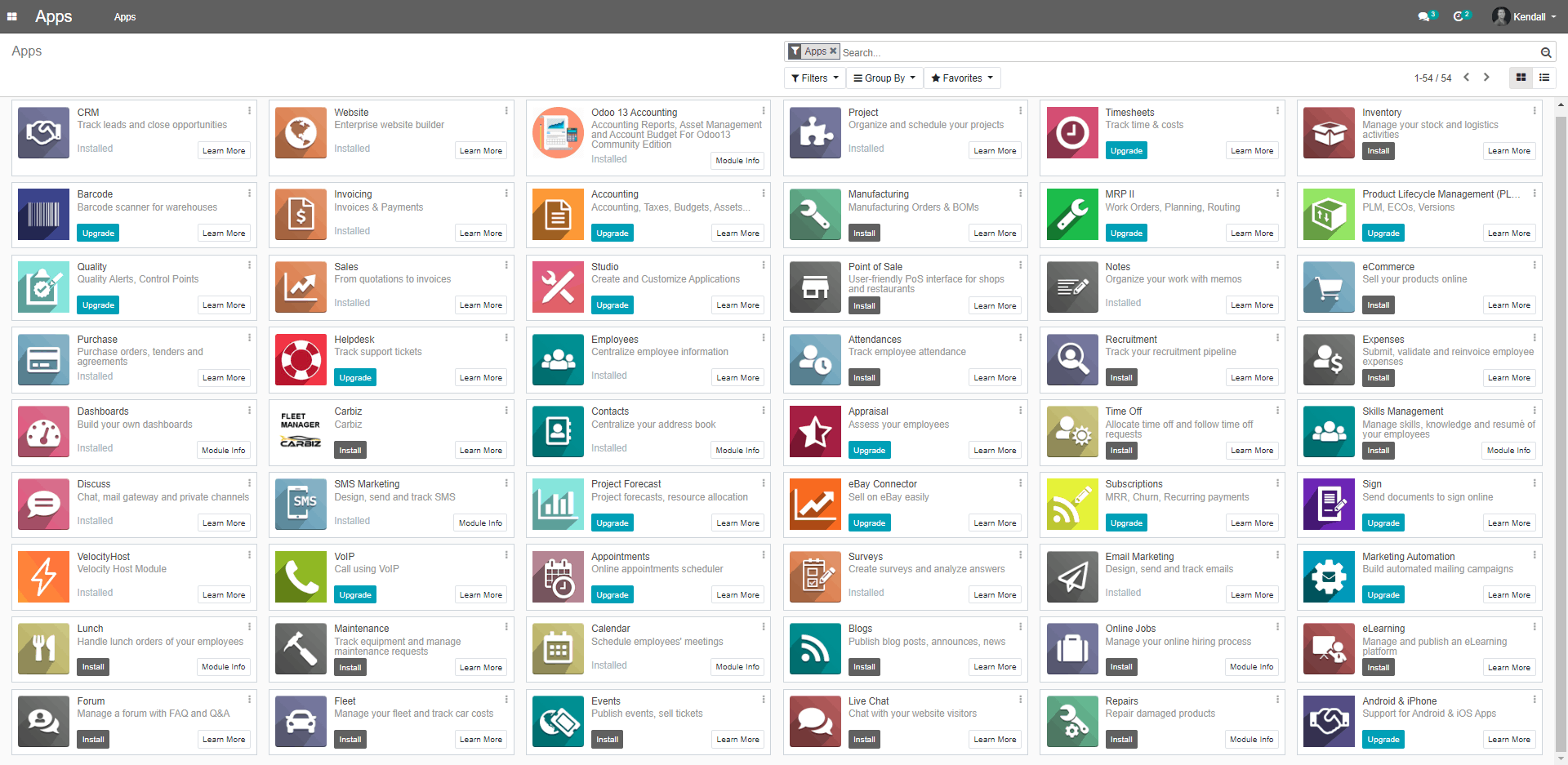 Odoo apps