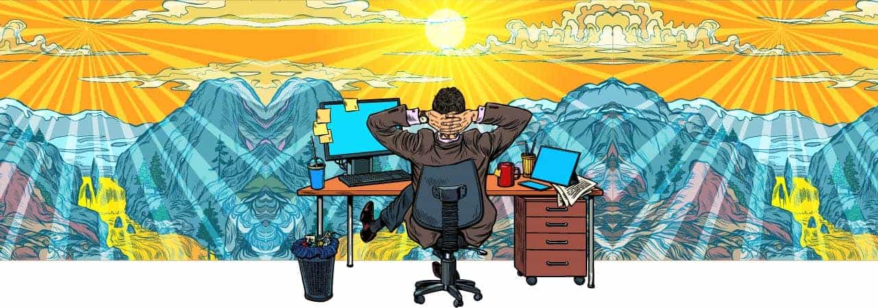 Man At Desk Sunsetsmaller-01 remote working