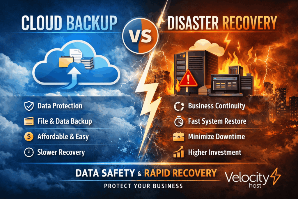 backup-vs-disaster-recovery disaster recovery vs cloud storage image